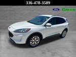 2020 Ford Escape Titanium — White Metallic primary exterior view, for sale at Green Ford in Greensboro, NC
