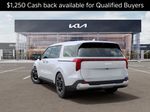 2026 Kia Carnival EX — Snow White Pearl exterior view 4, for sale at Lakeshore CDJR in Slidell, LA