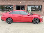 2023 Hyundai Elantra SEL — Scarlet Red interior and detail view 10, for sale at Velocity Auto Source in RICHMOND, KY