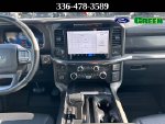 2024 Ford F-150 Lariat — Black Metallic interior and detail view 19, for sale at Green Ford in Greensboro, NC