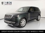2024 Land Rover Range Rover SE — Belgravia Green Metallic primary exterior view, for sale at RDS Ineos Grenadier in Devon, PA