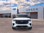 2026 Ford Explorer Platinum — White Metallic exterior view 8, for sale at Green Ford in Greensboro, NC