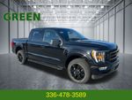 2023 Ford F-150 XLT — Black Metallic exterior view 7, for sale at Green Ford in Greensboro, NC