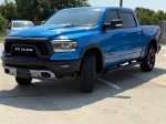 2021 Ram 1500 Rebel — Blue Pearl exterior view 4, for sale at Velocity Auto Source in RICHMOND, KY