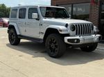 2022 Jeep Wrangler Unlimited Sahara High Altitude — Silver exterior view 4, for sale at Velocity Auto Source in RICHMOND, KY