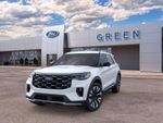 2026 Ford Explorer Platinum — White Metallic exterior view 3, for sale at Green Ford in Greensboro, NC