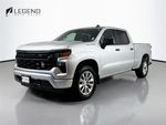 2022 Chevrolet Silverado 1500 Custom — Silver Ice Metallic primary exterior view, for sale at Legend  Auto Sales in Puyallup, WA