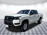 2026 Nissan Frontier S — Glacier White exterior view 3, for sale at Bellingham Nissan in Bellingham, WA