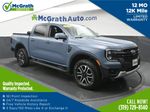 2024 Ford Ranger Lariat — Azure Gray Metallic primary exterior view, for sale at McGrath Ford in Hiawatha, IA