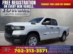 2026 Ram 1500 Tradesman — Bright White Clearcoat primary exterior view, for sale at Towbin Alfa Romeo in Henderson, NV