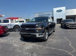 2024 Ford F-150 XLT — Black Metallic exterior view 4, for sale at Sam Wampler's Freedom Ford Eufaula in Eufaula, OK