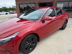 2023 Hyundai Elantra SEL — Scarlet Red exterior view 2, for sale at Velocity Auto Source in RICHMOND, KY