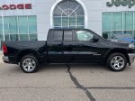 2025 Ram 1500 Big Horn/Lone Star — Diamond Black exterior view 6, for sale at Williams Brothers Dodge Chrysler Jeep Ram of Dundee in Dundee, MI