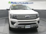 2019 Ford Expedition Max Platinum — White Platinum Clearcoat Metallic exterior view 5, for sale at McGrath Ford in Hiawatha, IA