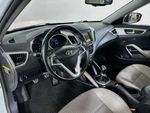 2014 Hyundai Veloster Base — White interior and detail view 10, for sale at Gerald Jones Honda in Augusta, GA