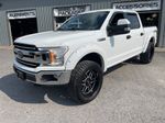 2018 Ford F-150 XLT — Oxford White exterior view 3, for sale at Tecforce Automotive in Bridgeport, NY