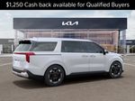 2026 Kia Carnival EX — Snow White Pearl exterior view 6, for sale at Lakeshore CDJR in Slidell, LA