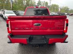 2024 Ford F-350SD Lariat — Red Metallic exterior view 6, for sale at Tecforce Automotive in Bridgeport, NY