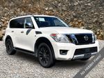 2017 Nissan Armada Platinum — Pearl White interior and detail view 10, for sale at A Better Way Wholesale Autos in Naugatuck, CT