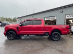 2024 Ford F-350SD Lariat — Red Metallic exterior view 4, for sale at Tecforce Automotive in Bridgeport, NY