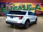 2025 Ford Explorer ST-Line — White Metallic exterior view 4, for sale at Sam Wampler's Freedom Ford Eufaula in Eufaula, OK