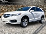 2018 Acura RDX Base — White Diamond Pearl primary exterior view, for sale at A Better Way Wholesale Autos in Naugatuck, CT