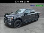 2024 Ford F-150 Lariat — Black Metallic primary exterior view, for sale at Green Ford in Greensboro, NC