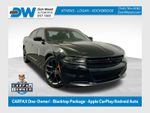 2020 Dodge Charger SXT — Pitch Black Clearcoat primary exterior view, for sale at Don Wood Ford Lincoln in Athens, OH
