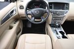 2019 Nissan Pathfinder SL — Pearl White interior and detail view 16, for sale at McGrath Ford in Hiawatha, IA