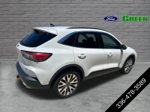 2020 Ford Escape Titanium — White Metallic exterior view 5, for sale at Green Ford in Greensboro, NC