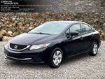 2015 Honda Civic LX - Crystal Black Pearl exterior view 1