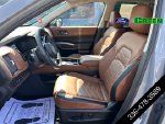 2025 Nissan Pathfinder Platinum — Boulder Gray interior and detail view 9, for sale at Green Ford in Greensboro, NC