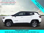 2022 Jeep Compass Trailhawk - Bright White Clearcoat exterior view 3