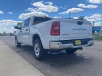2026 Ram 1500 Big Horn/Lone Star — Bright White Clearcoat exterior view 4, for sale at Williams Brothers Dodge Chrysler Jeep Ram of Dundee in Dundee, MI