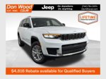 2026 Jeep Grand Cherokee L Laredo X — Bright White Clearcoat primary exterior view, for sale at Don Wood CDJR in Rockbridge, OH
