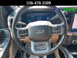 2024 Ford F-250SD Lariat — White Metallic interior and detail view 16, for sale at Green Ford in Greensboro, NC