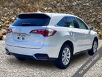 2018 Acura RDX Base — White Diamond Pearl exterior view 2, for sale at A Better Way Wholesale Autos in Naugatuck, CT