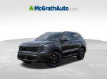 2026 Kia Sorento Hybrid X-Line SX Prestige — Gray exterior view 2, for sale at McGrath Ford in Hiawatha, IA
