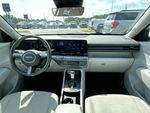 2025 Hyundai Kona SEL — White exterior view 3, for sale at Gerald Jones Honda in Augusta, GA