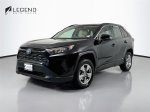 2022 Toyota RAV4 Hybrid LE — Midnight Black Metallic primary exterior view, for sale at Legend  Auto Sales in Puyallup, WA