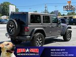 2018 Jeep Wrangler Unlimited Unlimited Rubicon — Granite Crystal Metallic Clearcoat exterior view 3, for sale at Autostar CDJR of Hendersonville in Hendersonville, NC