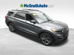 2024 Ford Explorer XLT — Gray Metallic exterior view 3, for sale at McGrath Ford in Hiawatha, IA