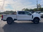 2023 Ford F-250SD Lariat — White Metallic exterior view 8, for sale at Tecforce Automotive in Bridgeport, NY