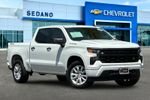 2022 Chevrolet Silverado 1500 Custom — Summit White exterior view 2, for sale at Sedano Chevrolet in Santee, CA