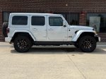 2022 Jeep Wrangler Unlimited Sahara High Altitude — Silver exterior view 5, for sale at Velocity Auto Source in RICHMOND, KY