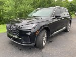2025 Lincoln Aviator Reserve — Infinite Black Metallic Clearcoat exterior view 5, for sale at Don Wood Ford Lincoln in Athens, OH