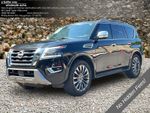 2021 Nissan Armada Platinum - Super Black exterior view 1