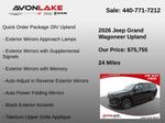 2026 Jeep Grand Wagoneer Upland - High Gloss Black exterior view 18