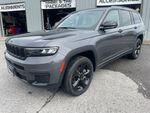 2024 Jeep Grand Cherokee L Altitude X — Gray Metallic exterior view 3, for sale at Tecforce Automotive in Bridgeport, NY