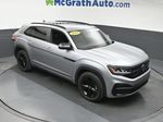2023 Volkswagen Atlas Cross Sport 2.0T SEL R-Line Black — Silver Metallic exterior view 3, for sale at McGrath Ford in Hiawatha, IA